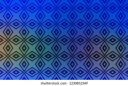 Light Blue, Yellow vector layout with lines, rectangles. Beautiful illustration with rectangles and squares. Best design for your ad, poster, banner.