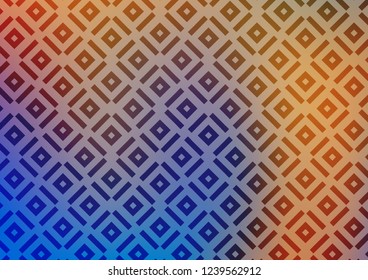 Light Blue, Yellow vector layout with lines, rectangle. Shining colorful illustration with lines, rectangles. Pattern for ads, posters, banners.