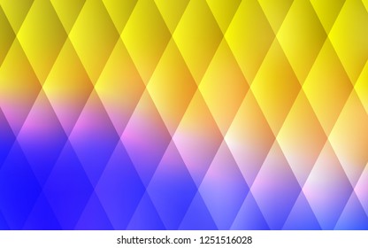 Light Blue, Yellow vector layout with lines, rectangles. Modern abstract illustration with colorful rectangles. Pattern can be used for websites.