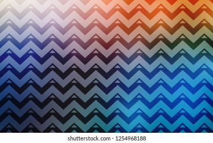 Light Blue, Yellow vector layout with lines, triangles. Decorative design in abstract style with triangles. Best design for poster, banner.