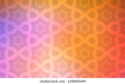 Light Blue, Yellow vector layout with bright stars. Stars on blurred abstract background with gradient. Pattern for wrapping gifts.