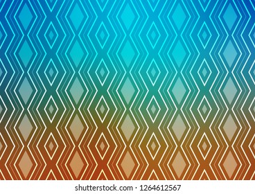 Light Blue, Yellow vector layout with lines, rectangle. Shining colorful illustration with lines, rectangles. Pattern for websites, landing pages.