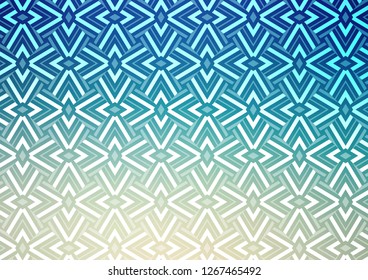Light Blue, Yellow vector layout with lines, triangles. Beautiful illustration with triangles in nature style. Pattern for busines ad, booklets, leaflets