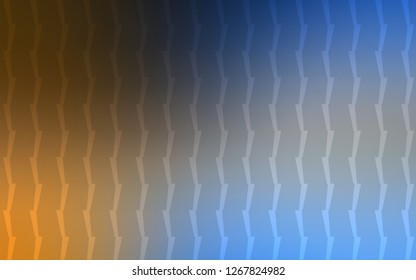 Light Blue, Yellow vector layout with flat lines. Decorative shining illustration with lines on abstract template. Template for your beautiful backgrounds.