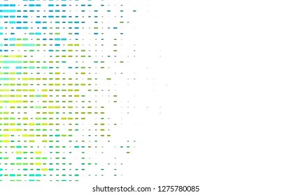 Light Blue, Yellow vector layout with flat lines. Glitter abstract illustration with colored sticks. Best design for your ad, poster, banner.