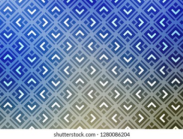 Light Blue, Yellow vector layout with lines, rectangle. Modern geometric abstract illustration with lines, squares. Best design for your ad, poster, banner.