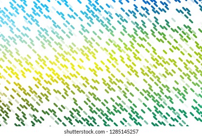 Light Blue, Yellow vector layout with flat lines. Shining colored illustration with narrow lines. Pattern for business booklets, leaflets.