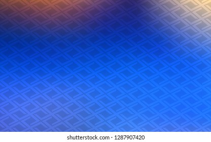 Light Blue, Yellow vector layout with lines, rectangles. Glitter abstract illustration with rectangular shapes. The template can be used as a background.