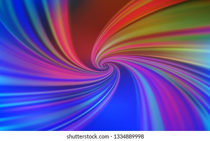 Light Blue, Yellow vector layout with wry lines. A completely new colorful illustration in simple style. A completely new template for your design.