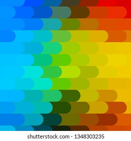 Light Blue, Yellow vector layout with lines. Modern abstract illustration with colorful lines. Pattern for ads, commercials.