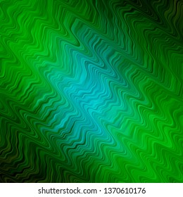 Light Blue, Yellow vector layout with curves. Bright sample with colorful bent lines, shapes. Template for cellphones.