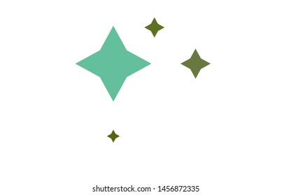 Light Blue, Yellow vector layout with bright stars. Glitter abstract illustration with colored stars. The pattern can be used for wrapping gifts.