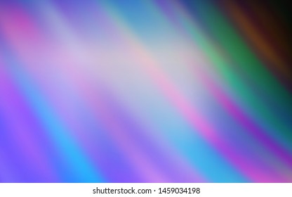 Light Blue, Yellow vector layout with flat lines. Lines on blurred abstract background with gradient. Best design for your ad, poster, banner.