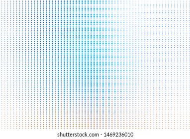 Light Blue, Yellow vector layout with circle shapes. Blurred bubbles on abstract background with colorful gradient. New template for your brand book.