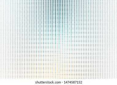Light Blue, Yellow vector layout with circle shapes. Illustration with set of shining colorful abstract circles. Design for poster, banner of websites.