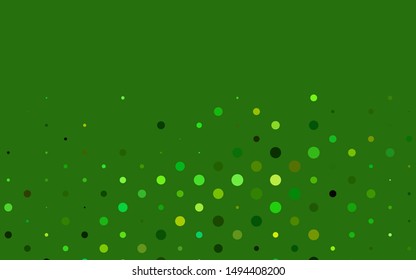 Light Blue, Yellow vector layout with circle shapes. Modern abstract illustration with colorful water drops. Pattern for ads, leaflets.