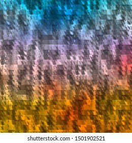Light Blue, Yellow vector layout with lines, triangles. Modern gradient illustration with colorful triangles. Template for wallpapers.