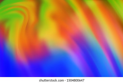 Light Blue, Yellow vector layout with curved lines. A completely new colorful illustration in simple style. Elegant pattern for a brand book.