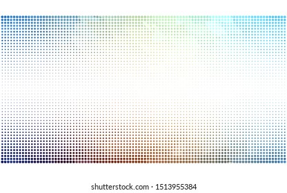 Light Blue, Yellow vector  layout with circle shapes. Modern abstract illustration with colorful water drops. New template for your brand book.