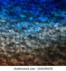 Light Blue, Yellow vector layout with lines, triangles. Abstract gradient illustration with triangles. Best design for posters, banners.