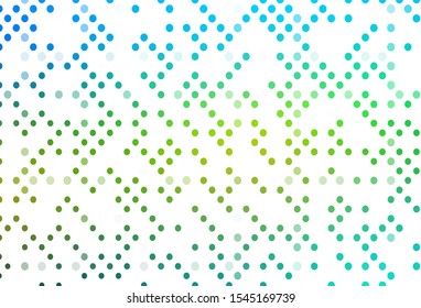 Light Blue, Yellow vector layout with circle shapes. Modern abstract illustration with colorful water drops. Design for posters, banners.