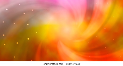 Light Blue, Yellow vector layout with bright stars. Colorful illustration with abstract gradient stars. Pattern for wrapping gifts.