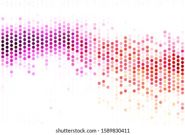 Light Blue, Yellow vector layout with circle shapes. Modern abstract illustration with colorful water drops. Pattern for ads, leaflets.