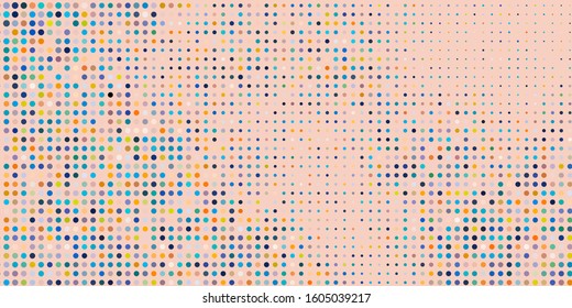 Light Blue, Yellow vector layout with circle shapes. Abstract illustration with colorful spots in nature style. New template for a brand book.
