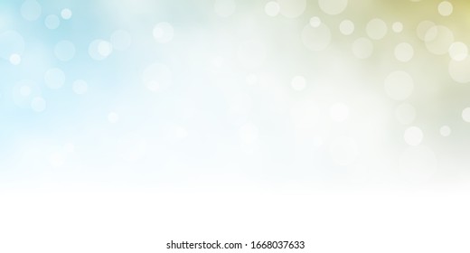 Light Blue, Yellow vector layout with circles. Glitter abstract illustration with colorful drops. Pattern for websites, landing pages.