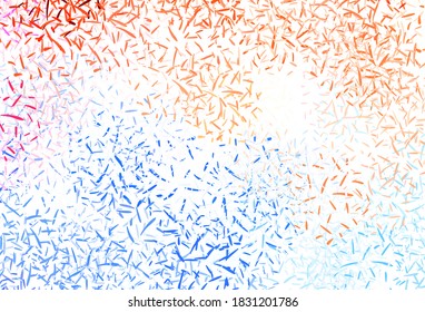 Light Blue, Yellow vector layout with flat lines. Modern geometrical abstract illustration with Lines. Pattern for ads, posters, banners.