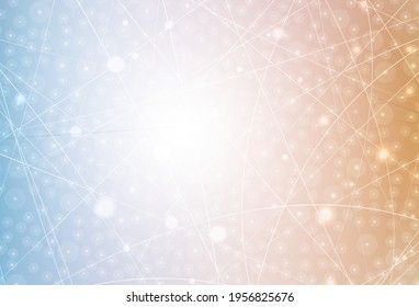 Diseño vectorial amarillo claro azul con líneas planas. Ilustración de color brillante con rayas nítidas. Mejor diseño para tu anuncio, afiche, banner.