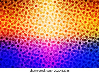 Light Blue, Yellow vector layout with circle shapes. Modern abstract illustration with colorful water drops. Pattern for futuristic ad, booklets.