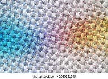 Light Blue, Yellow vector layout with circle shapes. Modern abstract illustration with colorful water drops. New template for your brand book.