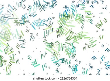 Light Blue, Yellow vector layout with flat lines. Glitter abstract illustration with colored sticks. Best design for your ad, poster, banner.