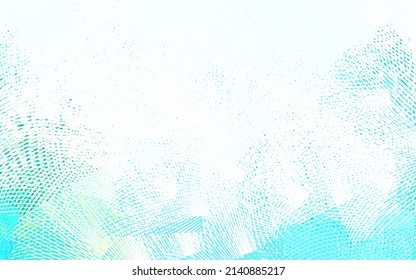 Light Blue, Yellow vector layout with curved lines. A sample with colorful lines, shapes. Simple template for your design.