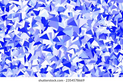 Azul claro, diseño vectorial amarillo con líneas, triángulos. Diseño decorativo de estilo abstracto con triángulos. Diseño moderno para su tarjeta de visita.