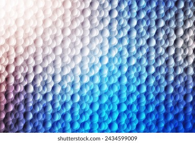 Light Blue, Yellow vector layout with circle shapes. Blurred decorative design in abstract style with bubbles. Design for your business advert.