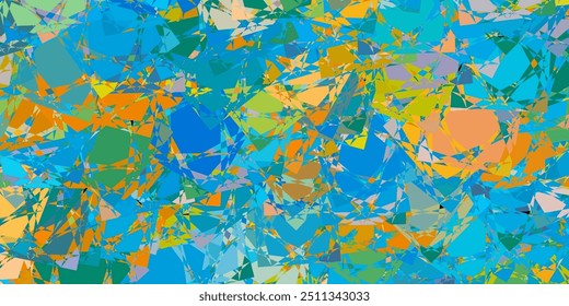 Layout de vetor azul claro, amarelo com formas de triângulo. Design simples em estilo abstrato com triângulos, linhas. Material das landing pages.