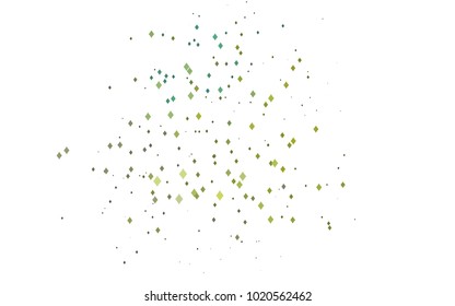 Light Blue, Yellow vector low poly background. A sample with a polygonal design. Illustration in polygonal style with repeating squares