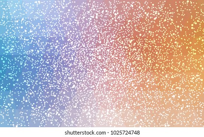 Light Blue, Yellow vector low poly crystal background with snowflakes. Polygon christmas design pattern . Low poly illustration of New Year celebration.