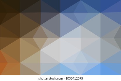 Light Blue, Yellow vector Low poly crystal background. Polygon design pattern. Low poly illustration, low polygon background.