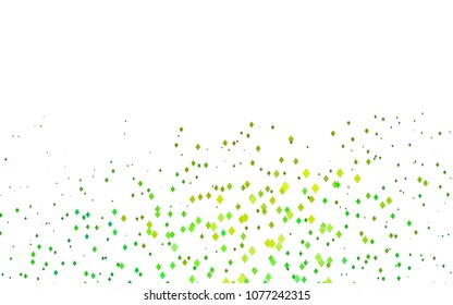 Light Blue, Yellow vector low poly background. A sample with a polygonal design. Illustration in polygonal style with repeating squares