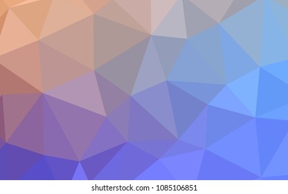 Light Blue, Yellow vector low poly layout. Colorful abstract illustration with triangles. Brand new style for your business design.