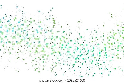 Light Blue, Yellow vector low poly background. A sample with a polygonal design. Illustration in polygonal style with repeating squares