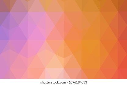 Light Blue, Yellow vector low poly texture. Polygonal abstract illustration with gradient. A completely new design for your leaflet.