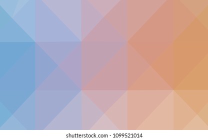 Light Blue, Yellow vector low poly cover. Glitter abstract illustration with an elegant design. A new texture for your design.