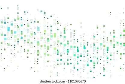 Light Blue, Yellow vector low poly background. A sample with a polygonal design. Illustration in polygonal style with repeating squares