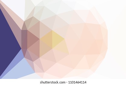 Light Blue, Yellow vector low poly layout with a diamond. Elegant polygonal illustration with gradient. A new texture for your web site.