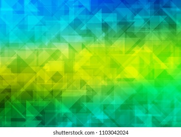 Light Blue, Yellow vector low poly low poly. Shining colored illustration in a Brand new style. A new texture for your design.