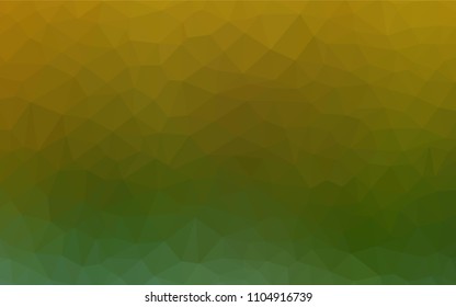 Light Blue, Yellow vector low poly layout. Creative geometric illustration in Origami style with gradient. Template for cell phone's backgrounds.